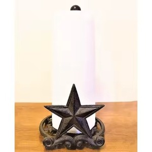 Porte-rouleau de serviettes en fer Chief Design avec base personnalisée et bouton pointu multicolore pour la cuisine - Product Image 5