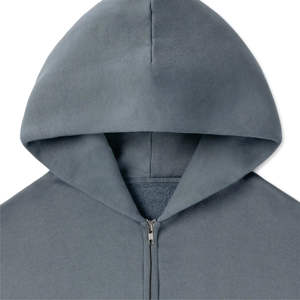 แจ็กเก็ตมีฮู้ดผ้าโพลีเอสเตอร์สำหรับผู้ชายเสื้อแจ็คเก็ตผ้าฟลีซแบบรูดซิปหน้ามีสีกันหนาวสำหรับผู้ชาย - Product Image 3