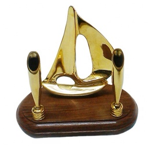Nautical Brass Diver Helmet <b>Pen</b> <b>Holder</b> With Compass Office Desk Accessories for Sale at Low Price - Product Image 2