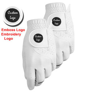 Guantes de golf para hombre y mujer con estampado colorido y logotipo personalizado, guantes profesionales de golf de poliéster hechos sintéticamente con etiqueta privada OEM - Product Image 4