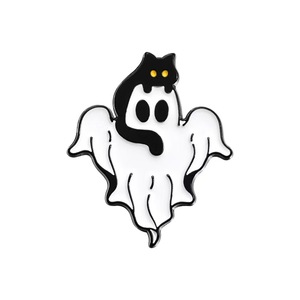 ハロウィーン不気味なパンクスタンディングラペルピン面白いエナメルピンアクセサリーバックパック服プリント金属文字 - Product Image 6