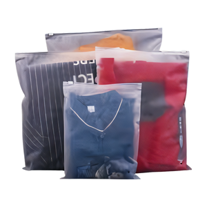Venta caliente personalizado CTIC PET envases de plástico reciclables bolsas con cremallera SGS Viet Nam fabricante supermercado embalaje prendas - Product Image 2