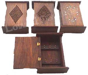 Hand Carved Engraving <b>Wooden</b> Wall Cabinet Mounted Cupboard Rack 6 Key Box Holder Home Hooks Wood Crafts <b>Wooden</b> <b>Boxes</b> Wall Signs - Product Image 3