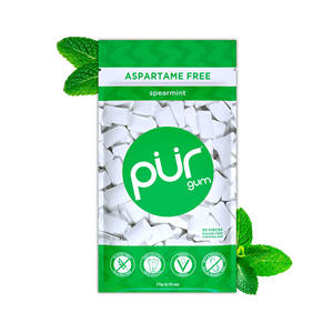 Goma de mascar sin aspartamo PUR Goma de mascar 100% Xylitol Natural con sabor a menta con la mejor calidad - Product Image 2