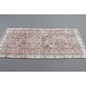 พรมวินเทจสไตล์ตุรกี ขนาด 3x6.2 ฟุต พรมตกแต่งสีน้ำตาล พรมสไตล์ตะวันตกเฉียงใต้ - Product Image 3