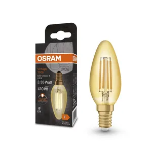 Lampada a Candela in Cristallo LED Edizione Vintage 1906, E14 4W 2400K 410Lm (Osram 091476) - Product Image 2