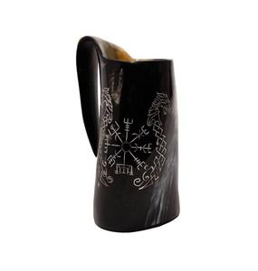 Jarra Vikinga de Cuerno de Búfalo, Ecológica, Hecha a Mano, de Inspiración Medieval, Pulida, Auténtica, para Navidad o Cumpleaños - Product Image 4