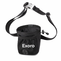 2026 Pochette de ceinture personnalisable classique pour friandises pour chiens et chats, légère, en polyester, imperméable, écologique, portable pour l'entraînement et le transport de nourriture