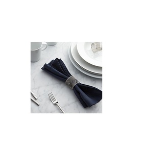 Custom <b>crafted</b> <b>metal</b> napkin <b>rings</b> with stylish antique accents <b>for</b> fine dining party events and ceremonies - Product Image 1