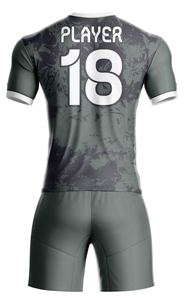 Uniformes de Fútbol Personalizables OEM Ligeros de Manga Corta con Nombre del Jugador Impreso para un Rendimiento Óptimo - Product Image 3