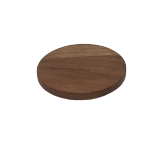 Assiette en bois de forme ronde Assiette de vaisselle élégante de couleur naturelle pour servir des aliments dans le restaurant et la décoration de table - Product Image 4