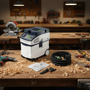 FESTOOL cleantec CT 25 1200W เครื่องเก็บฝุ่นมือถือเครื่องสกัดฝุ่นมือถือที่มีประสิทธิภาพ - Product Image 3