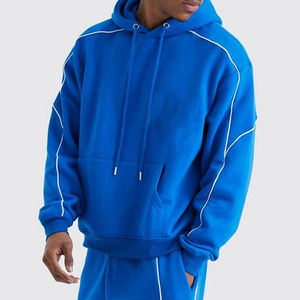 Survêtements d'hiver à logo personnalisé Sweat-shirt en éponge française Sweat-shirt unisexe respirant et lourd Style de jogging surdimensionné pour hommes - Product Image 1