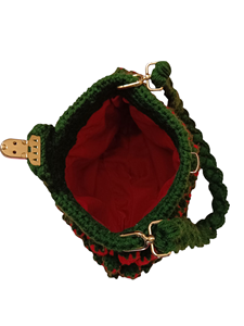 Bolso de Mano de Ganchillo de Alta Calidad con Diseño de Fresa para Mujer - Product Image 3