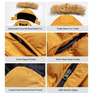 Premium hommes doudoune élégant design rembourré coupe-vent manteau chaud matériau souple à la mode décontracté hiver vêtements de mode - Product Image 4