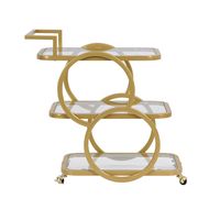 Chariot à main moderne pour une utilisation polyvalente dans le jardin, la chambre à coucher, la salle d'accueil, le salon, le centre commercial, le restaurant, le bar et autres applications