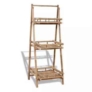 Étagères de rangement en bambou au prix d'usine, meubles en bois, étagère-échelle en bambou écologique et durable à vendre - Product Image 5
