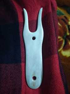 Crochet de hueso hecho a mano y herramientas de tejer para artesanos. Ideal para encajes e hilos finos - Product Image 6