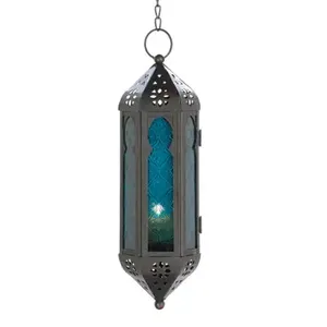 <b>Moroccan</b> Lantern Lamps With Standard Quality Metal Made Hanging Lanterns for Home Hotel Ramadan <b>Lighting</b> Decorative Use - Product Image 4