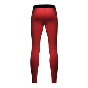Pantalones deportivos informales de compresión para hombre con logotipo personalizado, mallas deportivas ligeras de cintura alta de secado rápido para correr, pantalones para hombre - Product Image 3