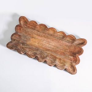 Bandeja de madera con trabajo de resina y mosaico con incrustaciones, bandeja decorativa para el hogar para sala de estar, dormitorio y cocina, bandeja elegante para servir - Product Image 6