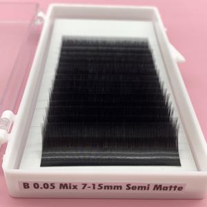 Mega Volume Extensiones de Pestañas Clásicas Individuales Suaves Aspecto Natural Envoltura Hecha A Mano Ventiladores Semi Mate - Product Image 6