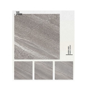 Carreaux de sol en céramique de haute qualité 600x600mm carrés d'intérieur au design moderne en pierre de marbre de style brillant indien - Product Image 4