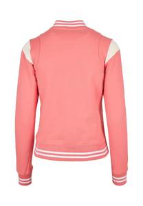 Best Selling Pale Pink <b>Women</b> Inset College <b>Zip</b> <b>Up</b> Varsity <b>Jacket</b> Baseball <b>Jacket</b> For <b>Women</b> Crop Wool Letterman <b>Jacket</b> For <b>Women</b> - Product Image 6