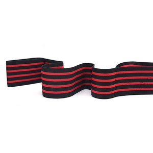 Sangles de soutien du coude avec design rayé, fermeture auto-agrippante, en nylon et coton respirant, unisexe, protection toutes saisons - Product Image 6