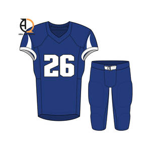 Venta al por mayor uniformes de fútbol americano personalizados sublimación bordado Rugby Jersey ropa de fútbol americano - Product Image 1