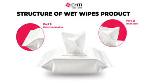 Lingettes humides pour bébé MAMAMY Sensitive, 90 lingettes, sans alcool, eau pure, non parfumées, soin des mains, du visage et de la peau, usage domestique, OEM, usine du Vietnam - Product Image 5
