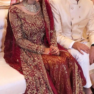 NEW--DAZZLING INDIEN/PAKISTANAIS BELLE JACKET--LEHENGA ROBE Embelli LOURDS DABKA, PIERRE VERRE PERLES DE travail pour le Mariage @ 2022 - Product Image 1