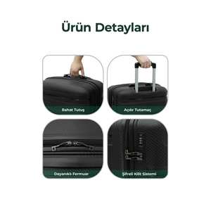 Ensemble de bagages en polypropylène PP organique incassable Artemis, 2 pièces (taille moyenne et cabine), unisexe - Product Image 2