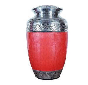 Urne funéraire en aluminium gravée pour cendres humaines Adulte Homme Femme Grandes urnes funéraires pour cendres pouvant contenir jusqu'à 200 LBS Pêche - Product Image 1