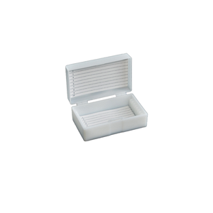 Venta al por mayor Mocroscope Slide Storage Box 10/12/25/50/100Position Plastic Slide Box - Product Image 2