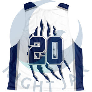 Custom Design <b>Port</b> <b>Hole</b> Lacrosse Jersey Full Mesh Breathable Lacrosse Uniform - Product Image 2
