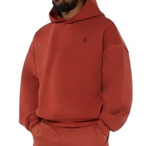 Haute qualité 100% coton blanc surdimensionné à capuche Street Wear mode personnalisé hommes sweats à capuche basiques pull à capuche - Product Image 5