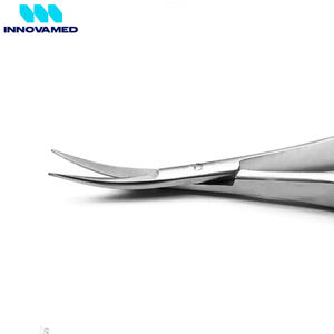 Tijeras de Acero Inoxidable, Tijeras de Precisión de Alta Resistencia, Herramienta de Corte con Hoja Curva en Diferentes Tamaños, Tijeras Micro de Resorte - Product Image 6