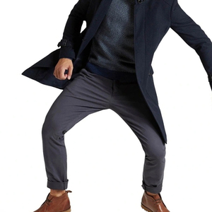 Pantalons chino pour homme à coupe slim très vendus, 100% coton, joggings décontractés personnalisés, options imperméables disponibles en tailles plus grandes - Product Image 4