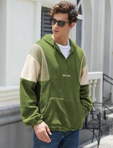 เสื้อฮู้ดดี้ผู้ชายขายส่ง ปักลาย 3 มิติ ผ้าฟลีซ โพลีเอสเตอร์ 100% ระบายอากาศได้ดี แขนยาว สวมใส่สบาย แฟชั่นลำลอง - Product Image 2