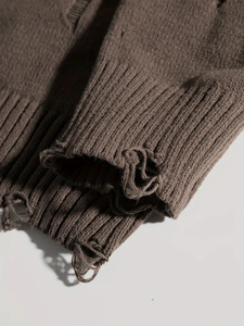 Venta al por mayor de productos populares logotipo personalizado Sudadera con capucha de lana hombres peso pesado liso grueso Sudadera con capucha de lana personalizada básica, mezcla de algodón - Product Image 5