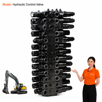 K1036810A DX60 DH60 DX50 : Vanne de commande hydraulique principale Doosan, distributeur MCV, vanne multivoies, pièces détachées pour excavatrice