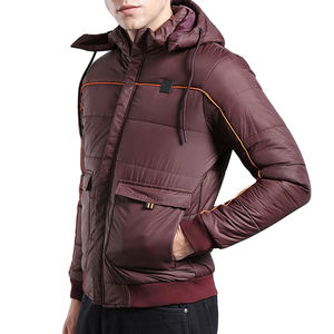 Chaqueta acolchada de Color sólido de alta calidad a precio bajo 2025 para hombre, ropa de calle más vendida, chaqueta de burbuja de gran tamaño para hombre - Product Image 3