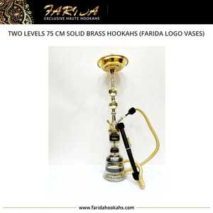 2022 Farida หรูหรา75ซม. ตะขอสองระดับทำจากทองเหลืองล้วนพร้อมเทคนิคการแกะสลักกระจกและโลโก้แบบดั้งเดิม - Product Image 2