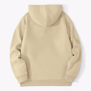 Sweat-shirt à capuche gris pour homme, coupe classique, en coton French Terry, pull décontracté avec poche, vêtement d'automne - Product Image 6
