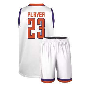 Uniforme de basket-ball pour hommes sur mesure de haute qualité, taille plus, respirant, anti-UV, vêtements d'équipe avec logo brodé, ensembles imprimés à séchage rapide - Product Image 5