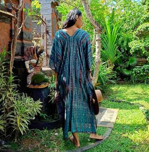 Direct Manufacturer's Bohemian Streetwear Ladies <b>Beach</b> <b>Kaftan</b> Solid Floral Print Tie Dye Long Swimwear <b>Cover</b> <b>Ups</b> Lace - Product Image 3