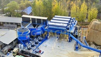 LZZG Tailings Linear Dewatering Screen dengan Material Poliuretan, Motor Mesin Kapasitas 60-110t/jam untuk Pengolahan Bijih (220V/380V)