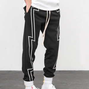 Último color sólido estilo americano Casual Cargo deportes pantalones poliéster multi-bolsillos moda urbana en stock pantalones para hombres - Product Image 2