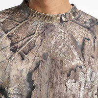 T-shirt à manches longues pour homme, imprimé, col rond, coupe classique, décontracté, 100% polyester, tissé, respirant